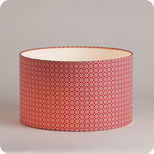 Abat-jour / suspension cylindrique tissu Red daisy 