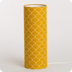 Lampe tube à poser tissu Asahi moutarde L
