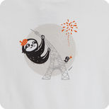 T-shirt enfant en coton bio Paris 41 juillet - le paresseux