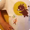 t-shirt enfant Fabuleuse Factory coton bio Paris ours avec tour eiffel