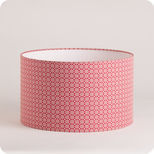 Abat-jour / suspension cylindrique tissu Red daisy 